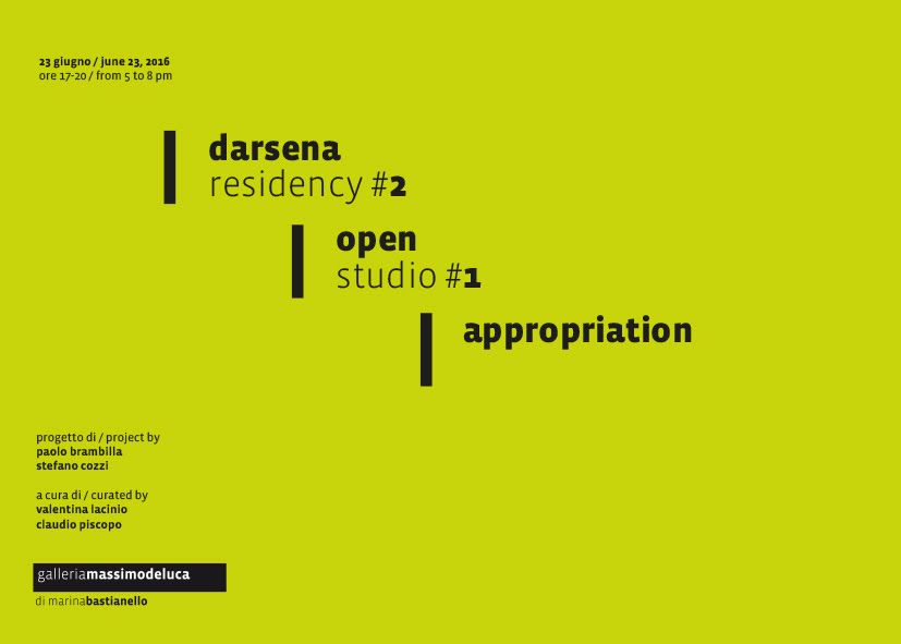 Darsena Residency #2 – Open studio #1